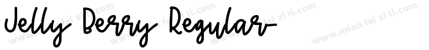 Jelly Berry Regular字体转换